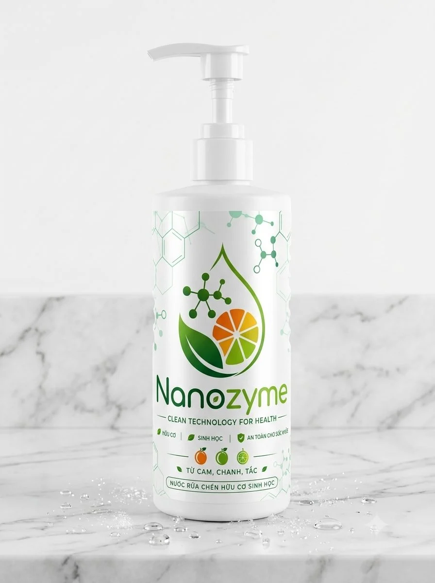 Nanozyme nước rửa chén hữu cơ sinh học